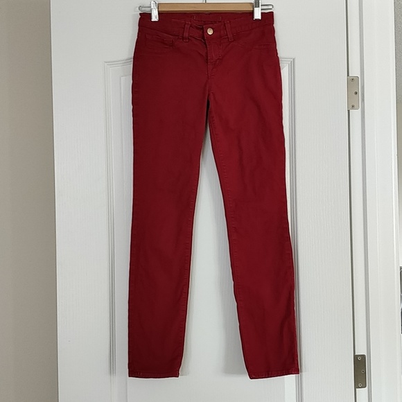 J Brand 811 skinny twill pant in Black Cherry, 26 - Picture 1 of 4